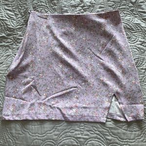 Shein purple skirt